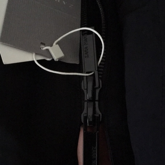 Zara MAN Long Quilted Coat With Faux Fur Hood - Picture 9 of 12